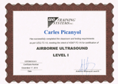Certificado de la formación de nivel 1 en ultrasonidos UE Systems